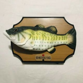 Big Mouth Billy Bass Vintage Take Me To The River Singing Fish Wall Hanging