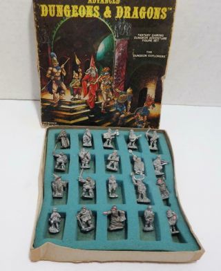 Vintage Advanced Dungeons & Dargons Fantasy Gaming Figure Set