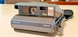 Vintage Polaroid Spectra 2 Instant Film Camera - - W/ Straps