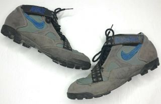 Vintage Nike Mens Poobah Mountain Biking Shoes Size 10.  5 Cycling Suede Leather