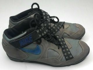 Vintage Nike Mens Poobah Mountain Biking Shoes Size 10.  5 Cycling Suede Leather 3