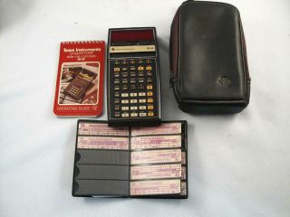 Vintage Texas Instruments Programmable Slide - Rule Calculator Sr - 52 W/