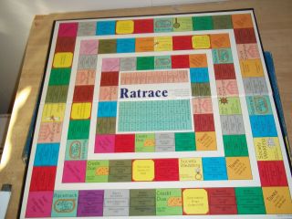 Vtg.  1970s Ratrace Rat Race Board Game Waddingtons 100 COMPLETE 2