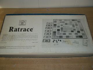 Vtg.  1970s Ratrace Rat Race Board Game Waddingtons 100 COMPLETE 4