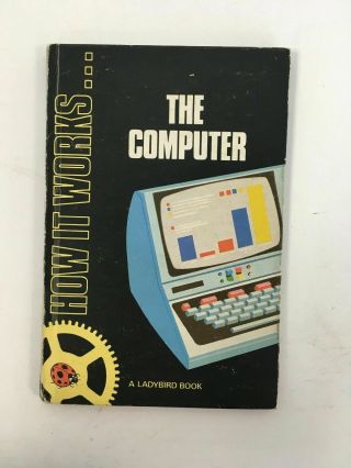 vintage book The Computer Vintage Ladybird Book How It 3