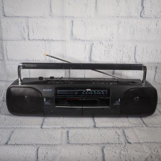 Vintage Sony Boombox Cfs - W303 Am/fm Only Radio W/ Power Cord