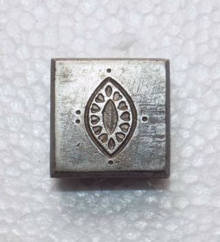 India Vintage Steel Jewelry Die Mold/mould Hand Engraved Tops Designs Std - 519