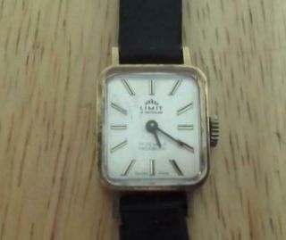 Vintage Limit 17 Jewels Ladies Mechanical Wrist Watch,  Old Stock A7
