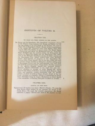 Two Volumes In Darkest Africa Henry M Stanley Vol.  1 and 2 1891 Scribner 5