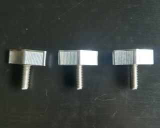 3 Vintage Rogers Big R Thumb Wing Screws For Drum Mount / Cymbal Stand