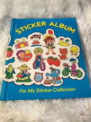 Vintage 1982 Sticker Album With Stickers But None On Pages