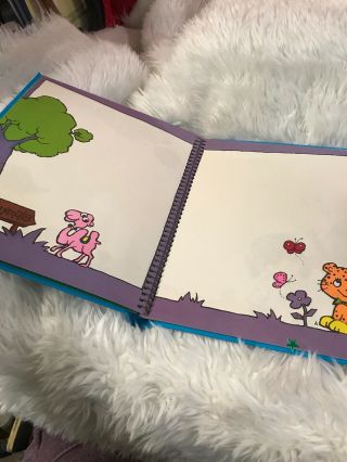 Vintage 1982 Sticker Album With Stickers But None On Pages 4