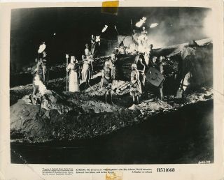 The Mummy Graveyard Vintage R - 1951 Universal Horror Photo Boris Karloff