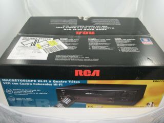 RCA 4 Four Head Hi - Fi VCR Video Cassette Recorder VR627HF VHS wRemote 3
