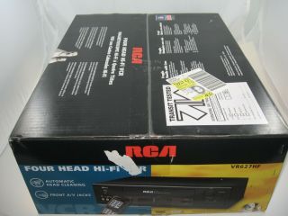 RCA 4 Four Head Hi - Fi VCR Video Cassette Recorder VR627HF VHS wRemote 5