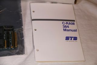 STB C RAM 384k Memory for IBM 5140 PC Convertible - Collectible 4