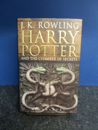 Harry Potter.  Adult Cover Chamber Of Secrets.  1st/1st Hardback 2004.  Jk Rowling.