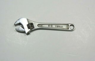 Vintage S - K Tools 4 In.  Adjustable Crescent Style Wrench Usa