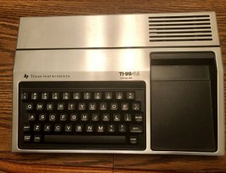 Vintage Texas Instruments Model Ti - 99 / 4a Computer With Power Cords