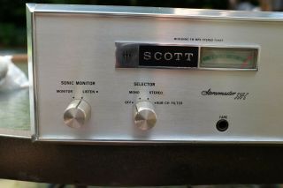 HH Scott Type 350 Wideband FM Multiplex Stereo Vacuum Tube Tuner Stereomaster 5