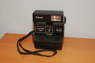Polaroid Instant Camera,  One Step Flash,  Film 600