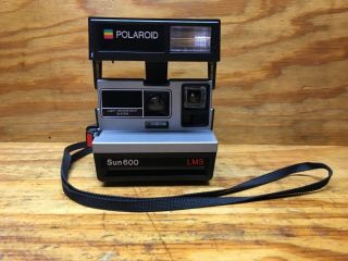 Vintage Polaroid Sun 600 Lms Instant Camera,  Prestine