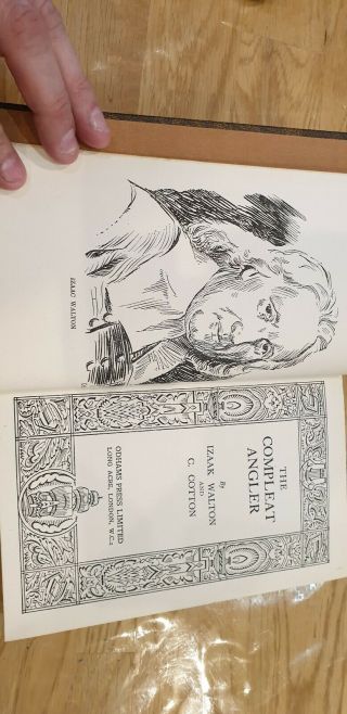 Izaak Walton The Compleat Angler (1936 Odhams Press) 3