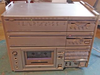 Vintage Jvc 4 Band Stereo Cassette With Integrated Amplifier Pc - T5lb Tuner