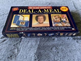 Vintage 1993 Richard Simmons Deal - A - Meal Weight Loss Kit As Seen On Tv Complete