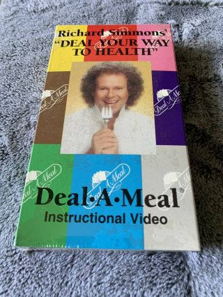Vintage 1993 Richard Simmons Deal - A - Meal Weight Loss Kit As Seen On Tv Complete 5
