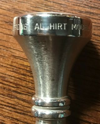 Vintage " Jet - Tone  Al Hirt " Model " M " Brushed Silver - Plated Mouthpiece
