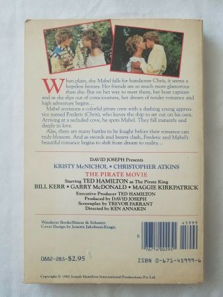 The Pirate Movie by William Rotsler (1982,  Paperback) Stamped,  but unread 2