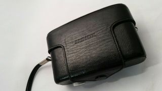 Minox 35 Series Film Camera 2 Part Snap Black Leather Camera Case & Strap B