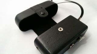 Minox 35 Series Film Camera 2 part Snap Black Leather Camera Case & Strap B 3