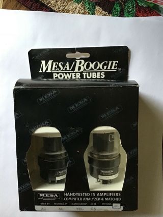 Nos Mesa Boogie 6l6 Gc Str 454 Winged =c= Pair 6l6gc Power Tubes