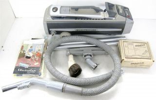 Vintage Electrolux Silverado Vacuum Cleaner W/hose/attachments/manuals Iob