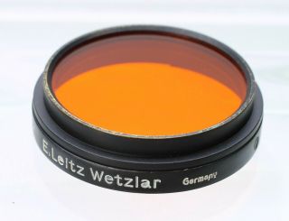 Leica Leitz - - A36 Slip On Orange Or Filter - - Fseoo Fiqux 8