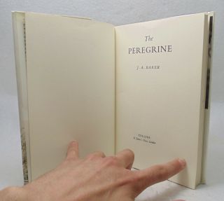 J.  A.  Baker The Peregrine 1st British Edition 1/3 - Hardback w/ Jacket 5