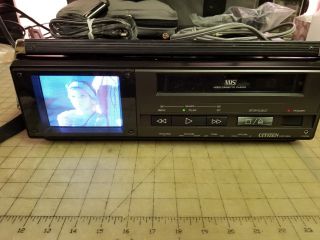 CITIZEN VCP - 5MU VCR W/Built In Color TV - Travel Bag,  Accessories - 2