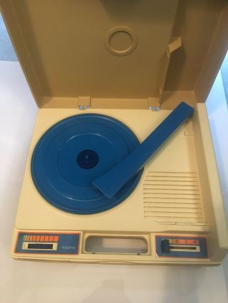 Vintage Fisher Price 1978 Portable Phonograph Record Player