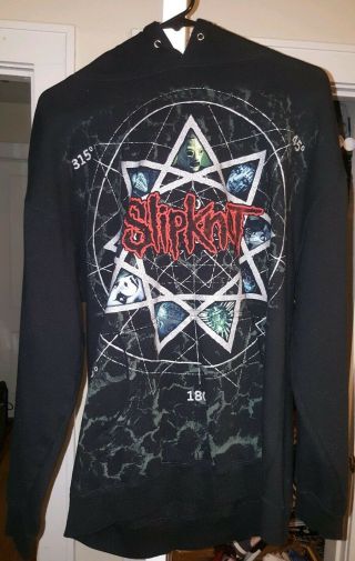 Slipknot Hoodie Jacket Large Heavy Metal Vintage