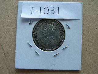 Vintage Canada 25 Cent Silver 1936 Dot Value 110.  00 T1031