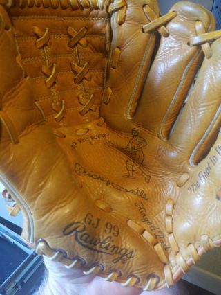 Vintage Mickey Mantle Rawlings Baseball Glove Gj 99