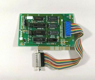 Apple Iie 5.  25 I/o Drive Controller Card 655 - 0101 - F Vintage Computer Part
