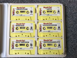 Vintage 1980s Standin ' Tall 12 Cassette Tape Set by Janeen Brady Brite NO BOOKS 3