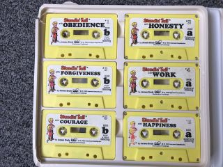 Vintage 1980s Standin ' Tall 12 Cassette Tape Set by Janeen Brady Brite NO BOOKS 4