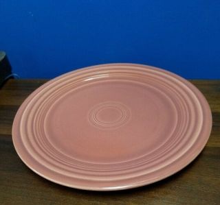 Homer Laughlin China Fiesta Vintage Rose Luncheon Plate
