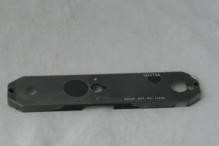 Rare Black Top Plate For Pentax Sp Motor Drive Base Plate