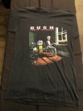 Vintage Rush Power Windows Concert Tour Shirt 85 - 86