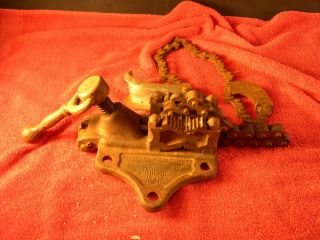 Vintage Williams & Son Vulcan No,  12 Chain Pipe Vise Base & Extra Special Chain